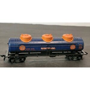 HO Scale 76 Union Oil Tripple Dome Tanker Car‎ Athearn Model Train Orange Blue